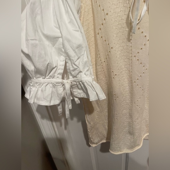 POL by Anthropology Cream Eyelet Top - Picture 3 of 5